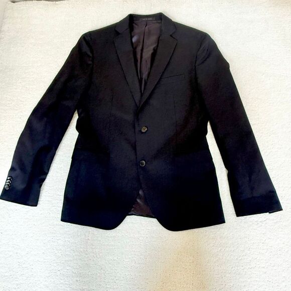 BOSS Hugo Boss Navy Blue Wool Sport Jacket Blazer Suit Separates - US 42R - Picture 2 of 16